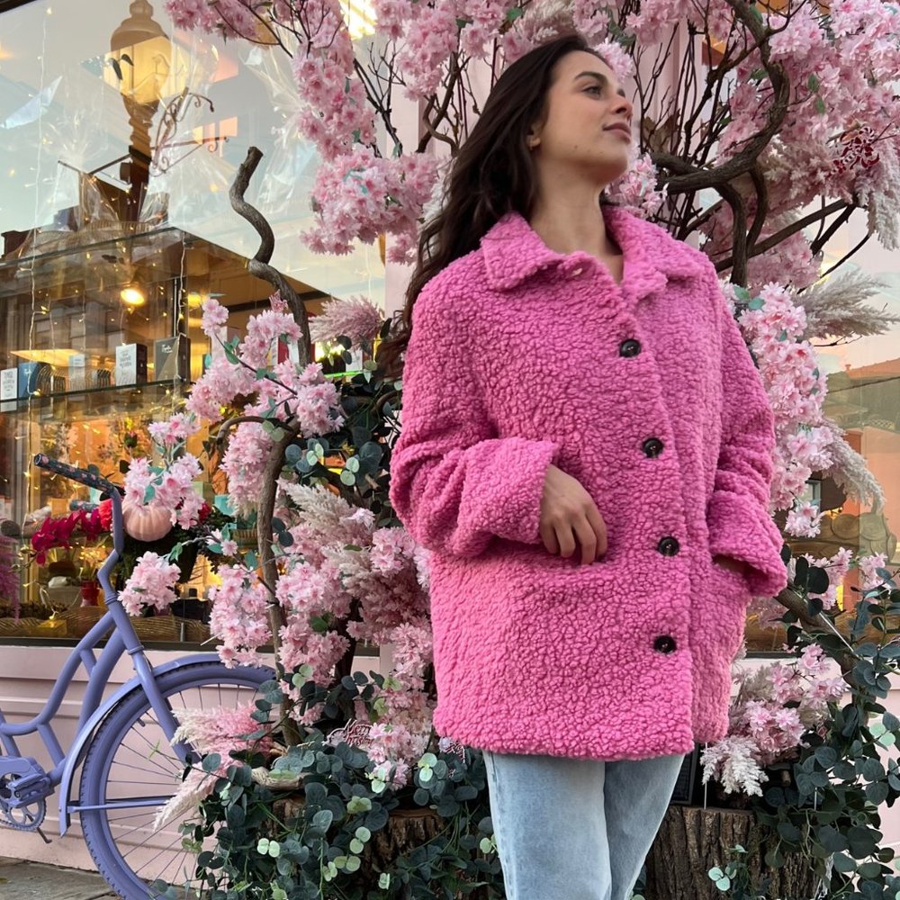 Carsen Faux Fur Teddy Coat